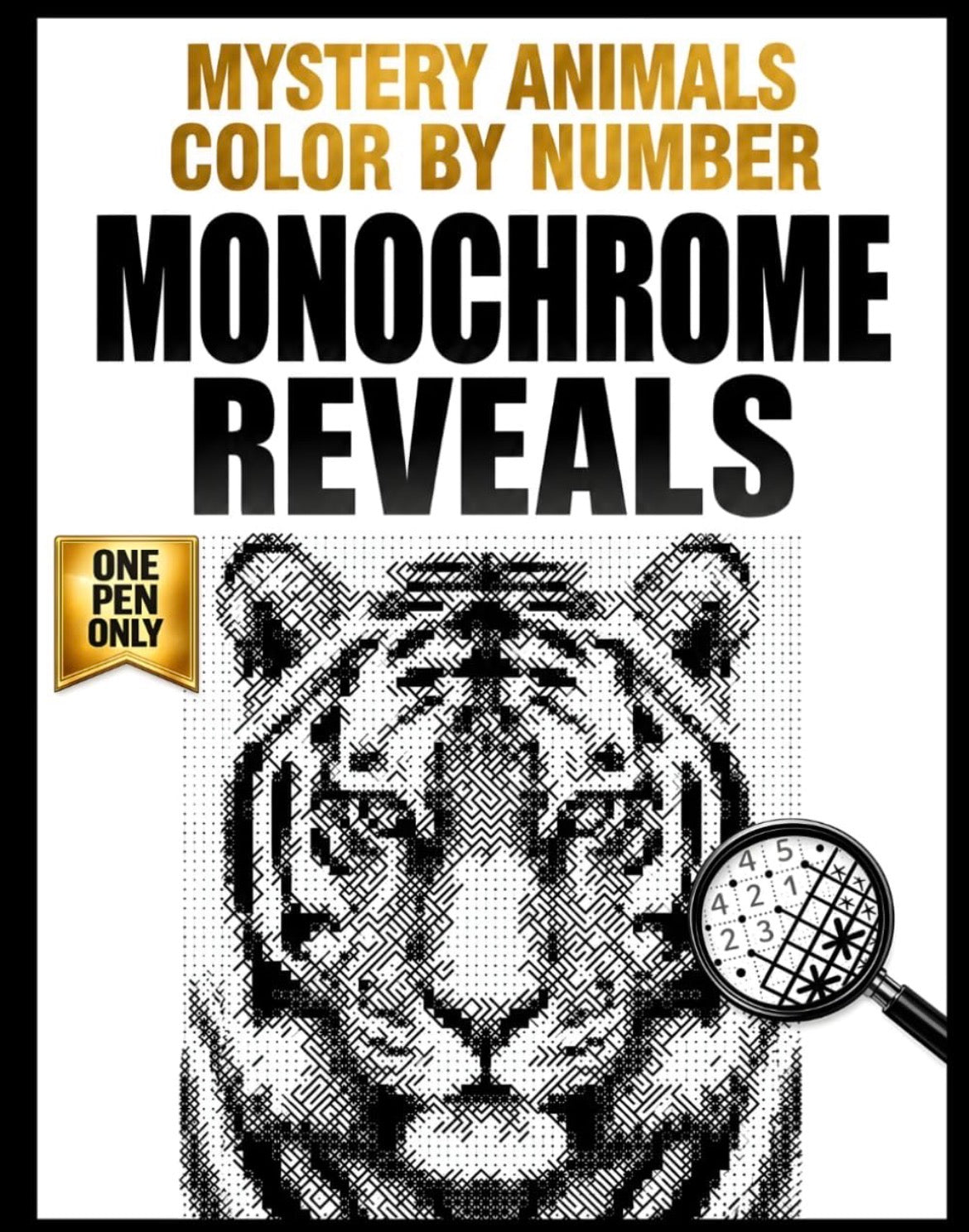 Monochrome Pixel Reveals Color by Number