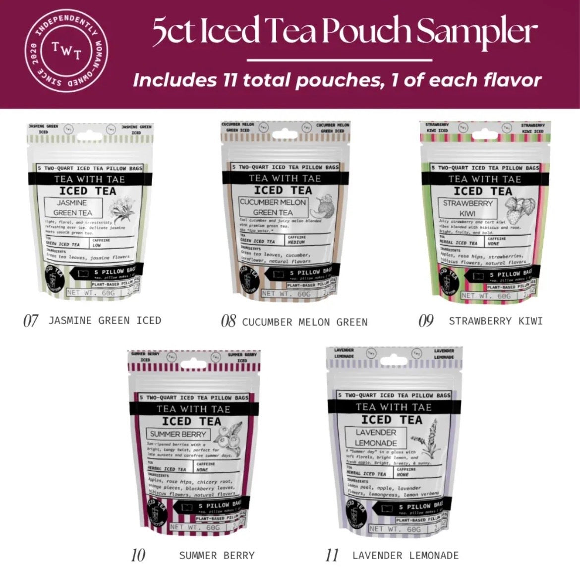 Tea with Tae Iced Tea Packs