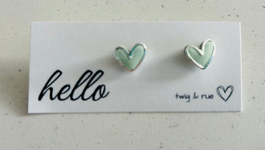 Twig and Rue Stud Earrings