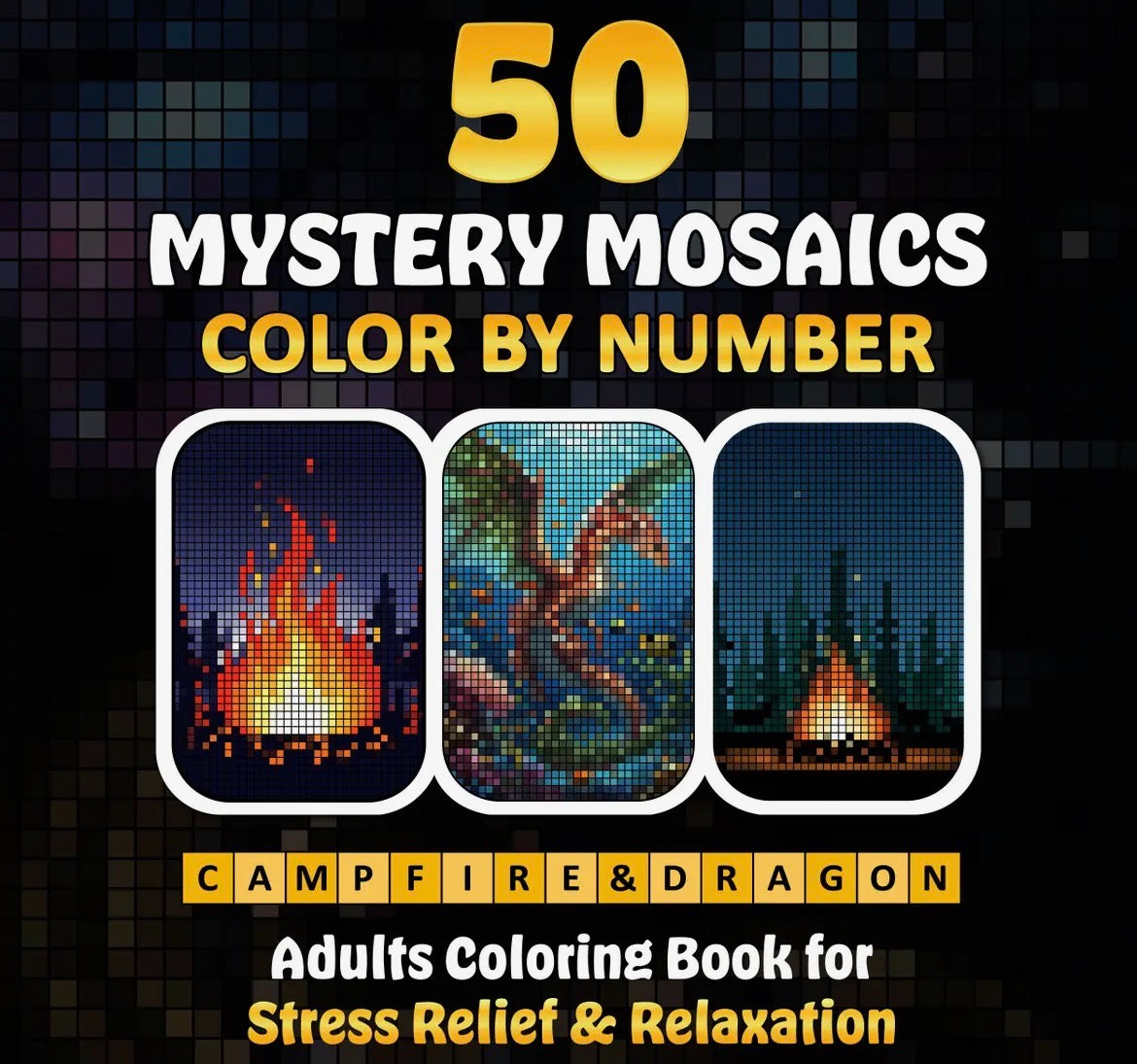 Mystery Mosaic Color by Numbers Coloring Book