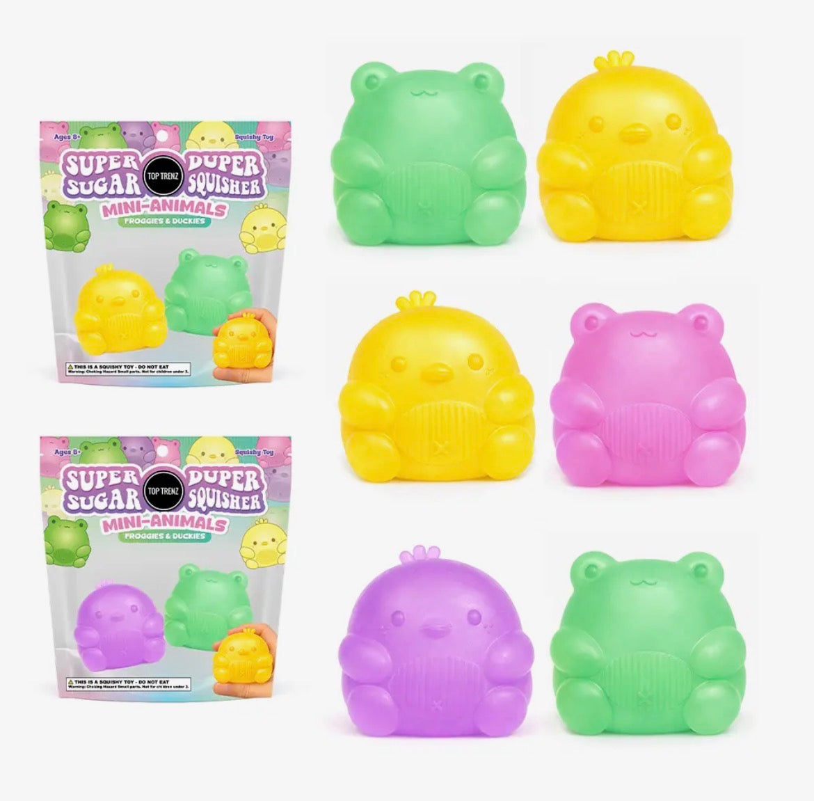 Super Duper Sugar Squisher Chick and Frog