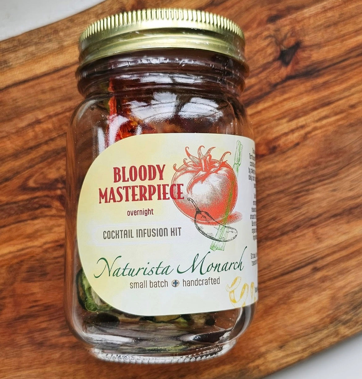 Naturista Monarch’s Cocktail Infusion Jars- 16oz