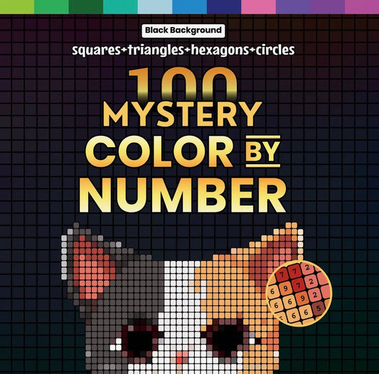 Mystery Mosaic Color by Numbers Coloring Book