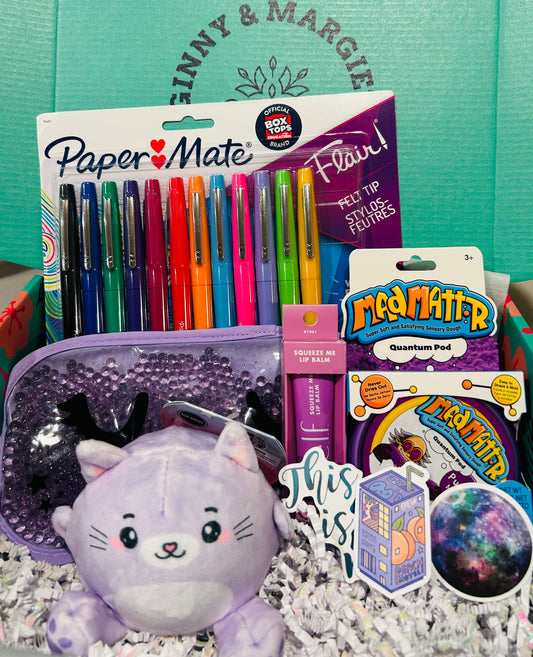 Teen/preteen Purple Gift Box