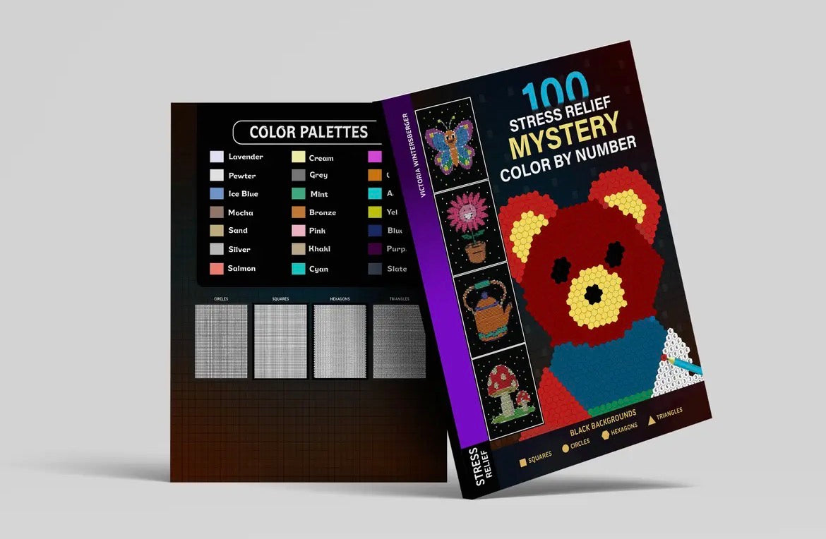 Mystery Mosaic Color by Numbers Coloring Book