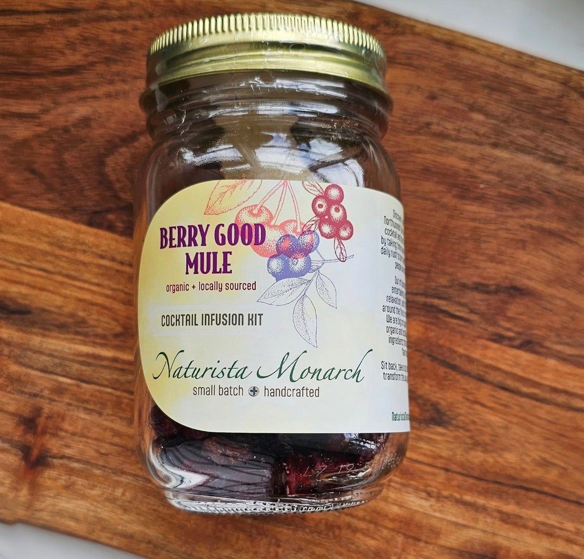 Naturista Monarch’s Cocktail Infusion Jars- 16oz