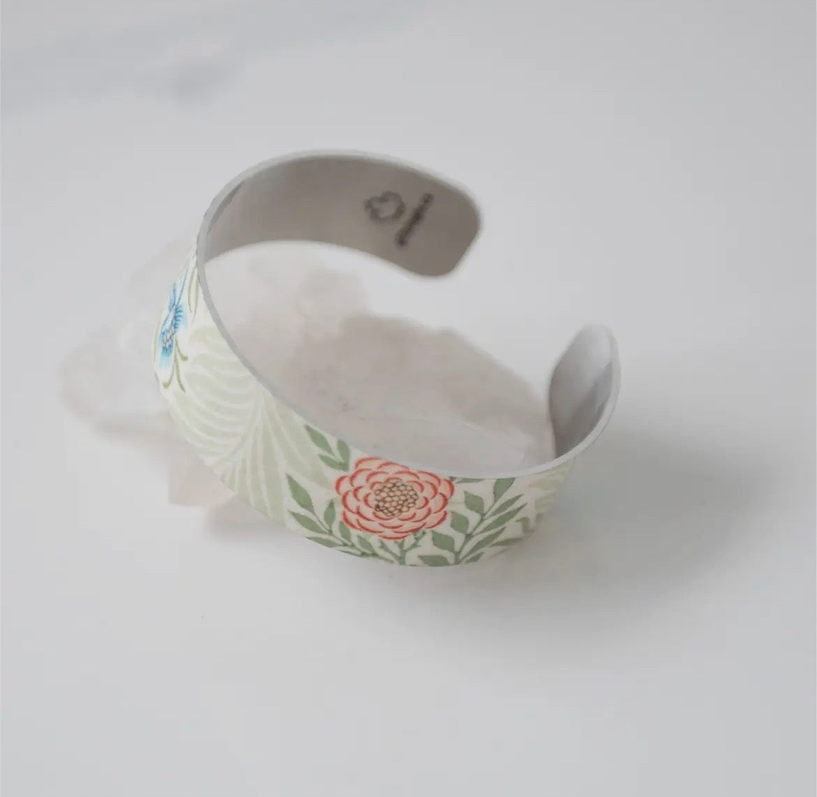 Adjustable Aluminum Patterned Bracelet