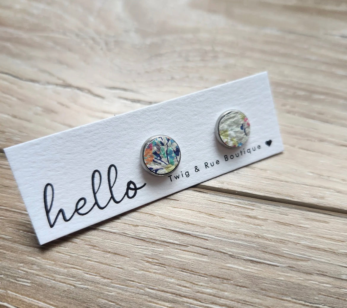 Twig and Rue Stud Earrings