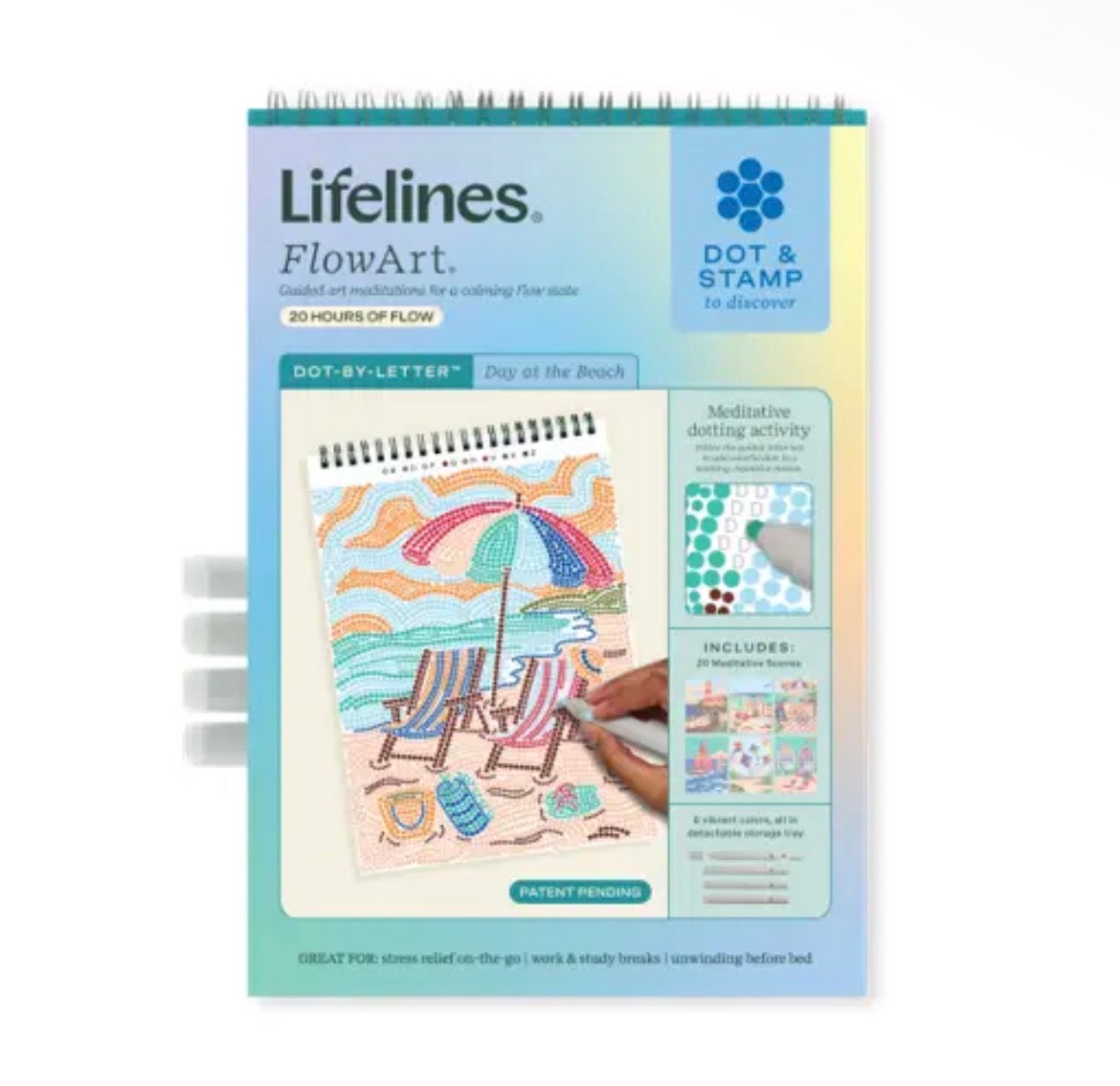 Lifelines Flowart- Day at the Beach