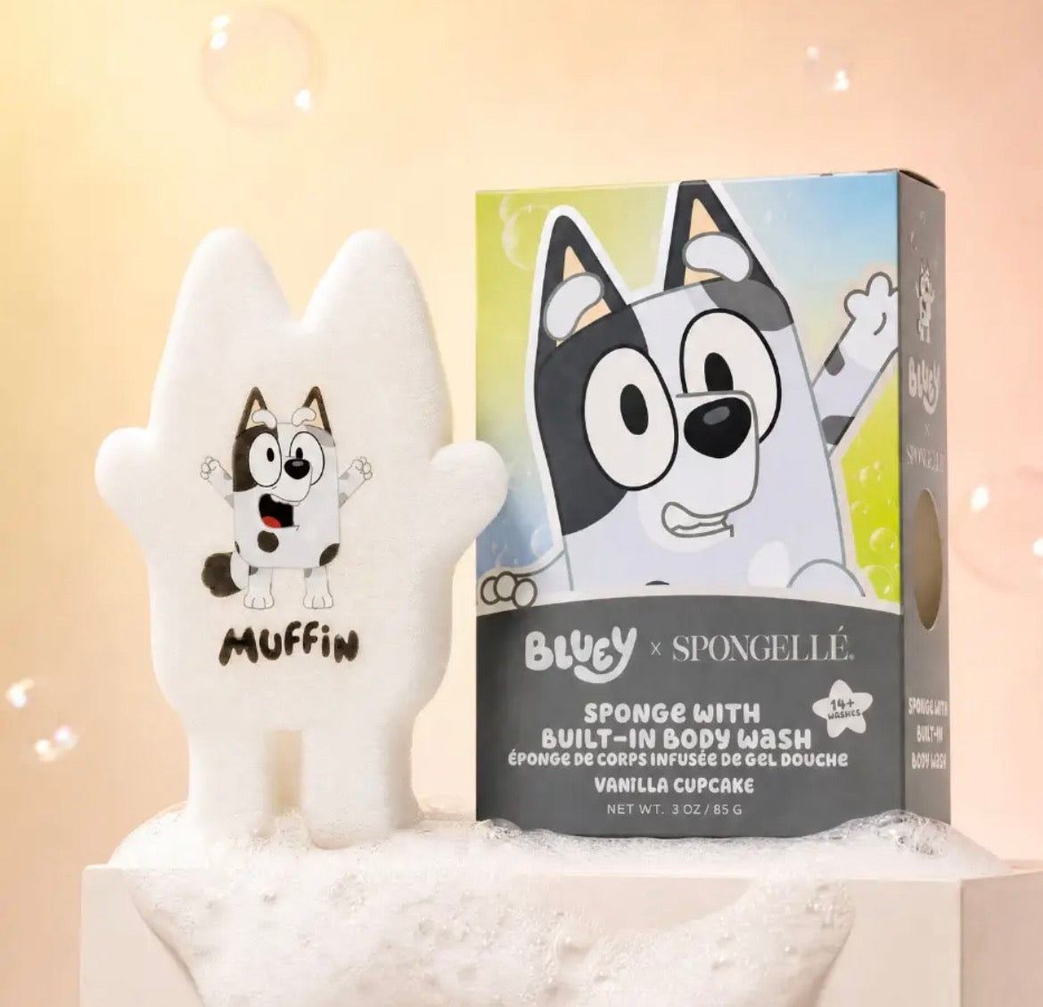 Spongelle Bluey Shower Buffer