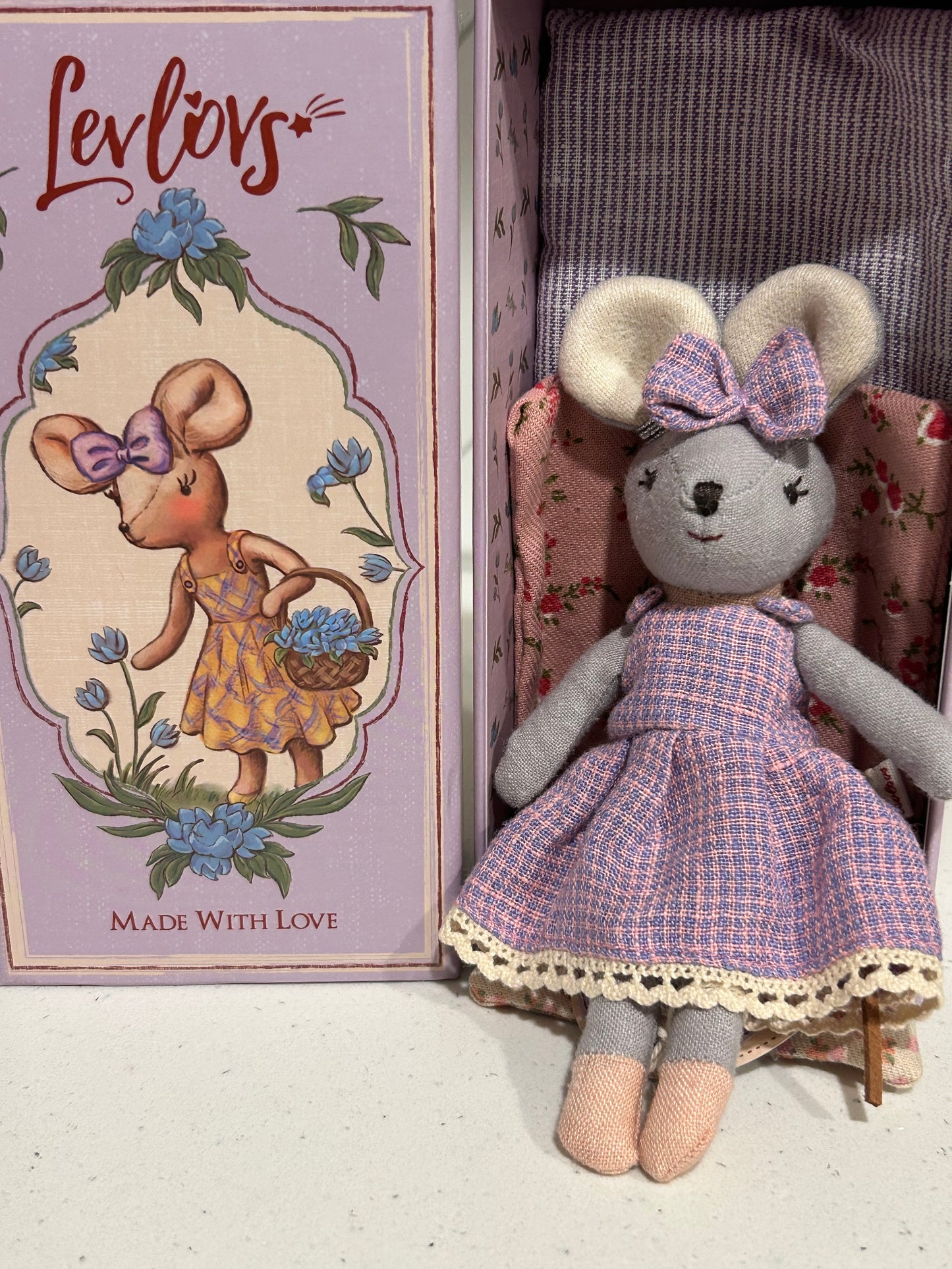 Violet Mouse Tiny Box