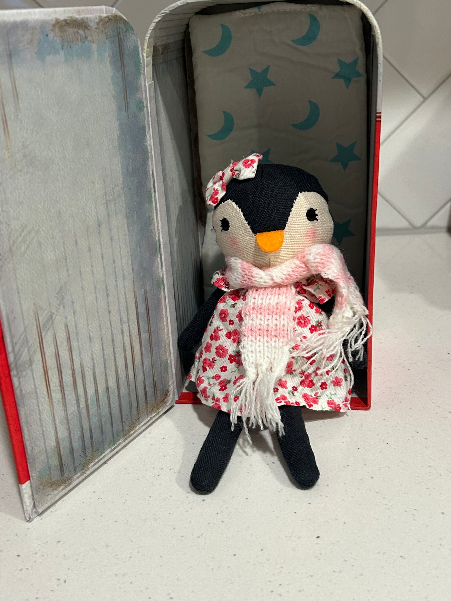 Girl Penguin Tiny Box
